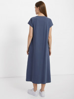 Сукня-футляр, арт: 2050-122, колір: синьо-сизий