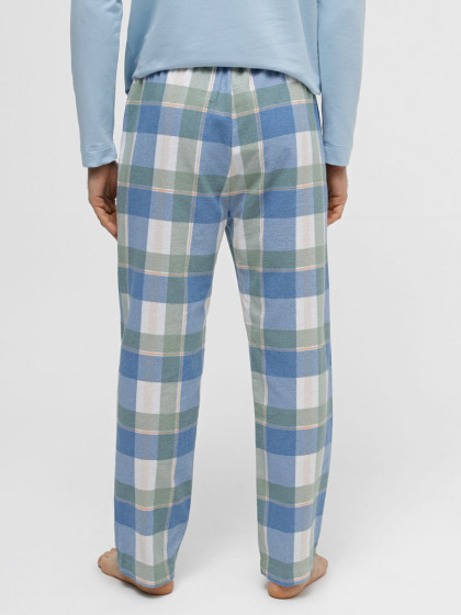 Plaid home pants (flannel), vendor code: 1042-02.1, color: Blue