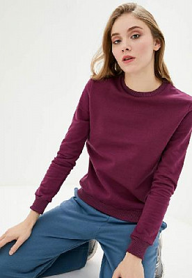 Sweatshirt warmed color: Wine