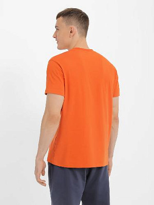 V-neck T-shirt color: Ocher