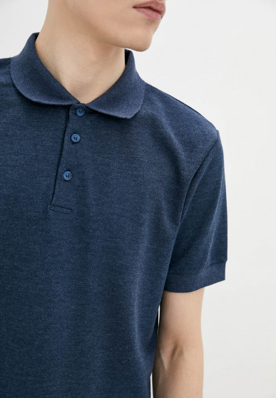 Polo shirt, vendor code: 1012-28, color: Blue melange
